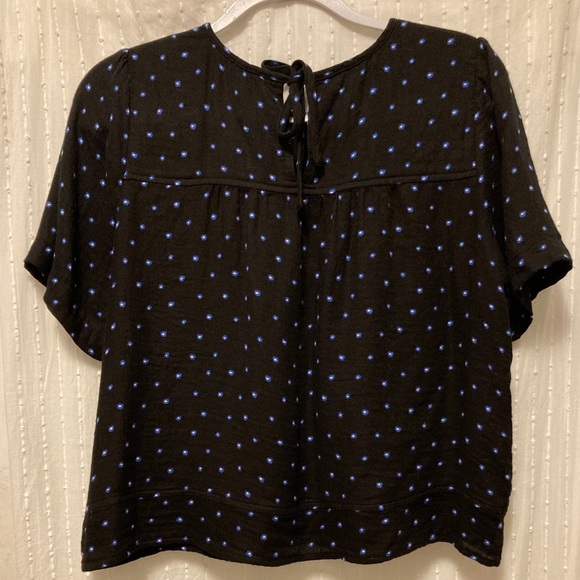 MoVint gathered gauzy cotton top - Picture 4 of 4